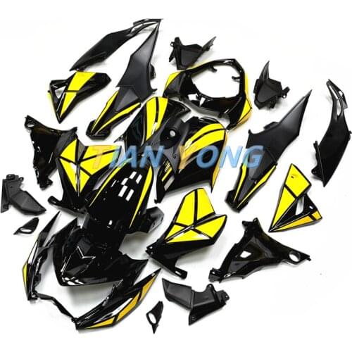 For Kawasaki Z800 2013-2014-2015-2016 Full Fairing Kit 13-14-15-16 Motorcycle Cowling Yellow plaid Bodywork Injection ABS