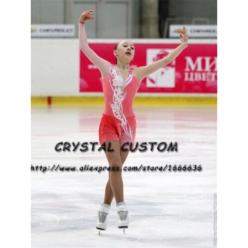 Custom Girls Figure Skating Dresses Graceful New Brand Ice Skating Dresses For Competition DR4363