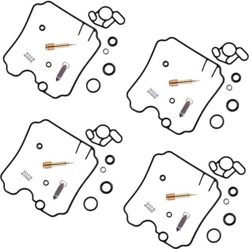 Beler 4 Sets Motorbike Carburetor Repair Floating Needle Mixture Kit fit for Yamaha FZR 1000 Genesis Exup 3LE TDM 850 4TX H 3VD