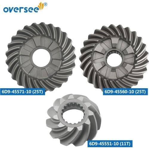 6D9 Gear Kit ;6D9-45560;6D9-45551 For Yamaha Outboard Parts 4 Stroke F50 F60 F90HP 25T/25T/11T