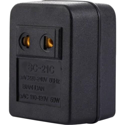 New 50W US AC Power 220V to 110V Voltage for Travel Traveling Converter Adapter US Plug For electronic equipments up to 50 watts