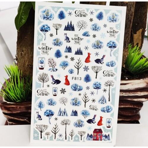 Nqwlxdzsix Nail Art Stickers