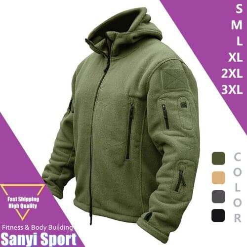 Solid Thermal Winter Jackets Warm Military Mens Cold-proof Windbreaker Hunting Clothes Soft Breathable Hoodie Coat
