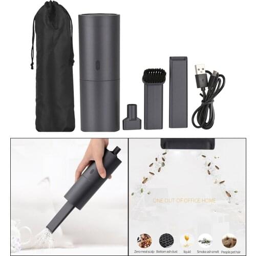 Hand Held Cordless 35W Car Vacuum Cleaner USB 2.0kpa Suction Brushed Motor Suction & Blow Function for Cleaning Car & Interior