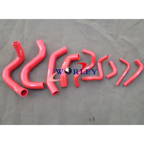 Silicone radiator RED hose for Nissan Patrol Y60 GQ 2.8L RD28T Turbo Diesel 1994-97
