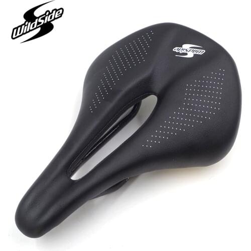Bicycle Pu+Carbon Fiber Saddle Triathlon TT Cycling Sillin Bicicleta Saddle Road MTB Mountain For Man Bike Comfort Races Seats