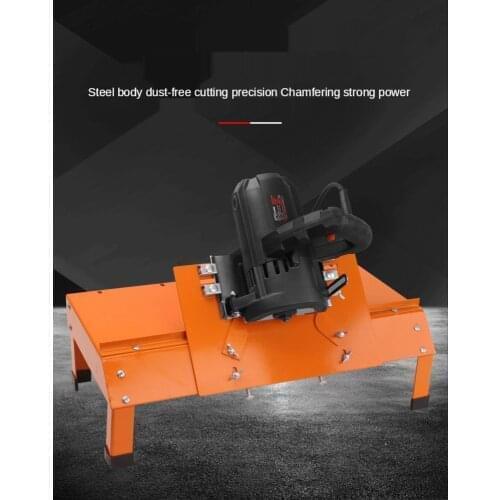 High-precision 45-degree Portable Small Desktop Multi-function Dust-free Water Cutting Bevel Ceramic Tile Chamfering Machine