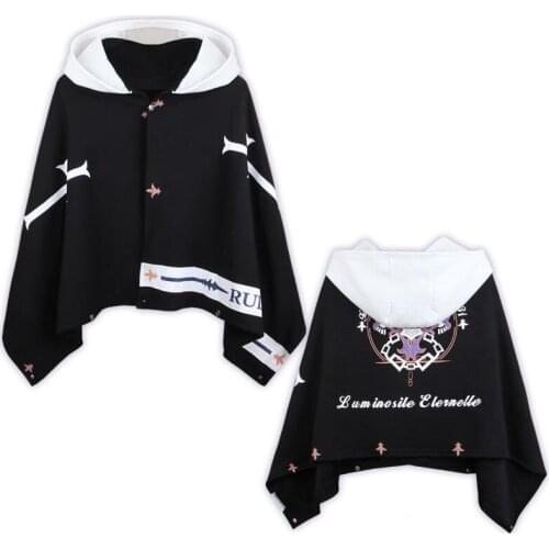 Fate stay night Alter Cloak FGO Fate Grand order Jeanne d'Arc Cosplay Costume anime cosplay black Cape women clothes