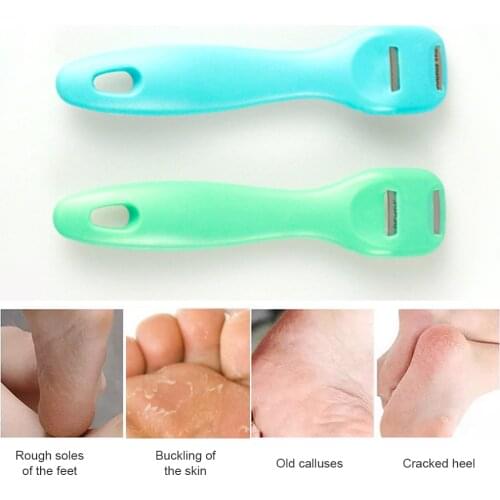 1PC Foot File Callus Shaver Scrubber Portable Hard Dead Skin Remover Foot Care Pedicure Tool Random Color