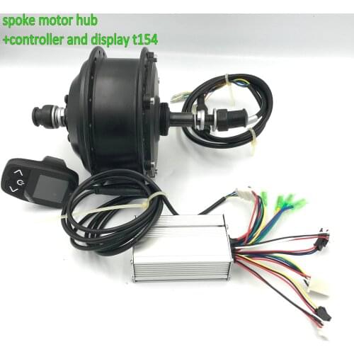 2019 NEW TFT Display Editable+Controller 24v36v48v350w+Spoke Motor Hub 36hole Electric Bike Accessory Scooter MTB Conversion Kit