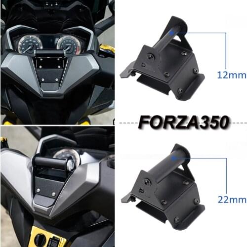2020 2021 Forza350 Motorcycle For Honda Forza 350 Front Phone Stand Holder Smartphone Phone GPS Navigaton Plate Bracket