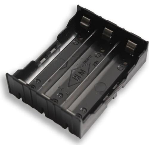 3*18650 Battery Storage Box For 3*3.7V 18650 Lithium Battery DIY Battery Holder/Case Batteries Clip Holder Container With Pin