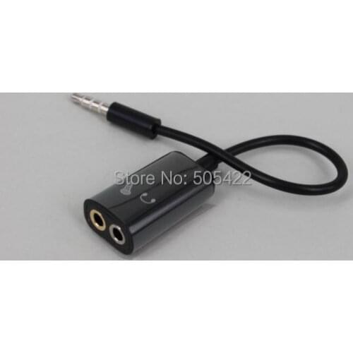 3.5mm 1 male to 2 female audio headphone headset earphone earbuds splitter cable