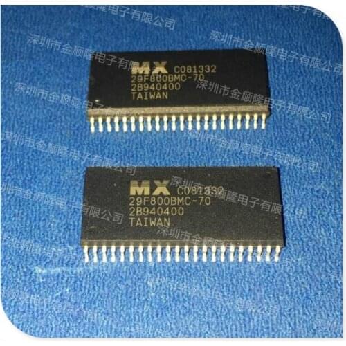 5pieces MX29F800BMC-708M-BIT [1Mx8/512Kx16] TSOP
