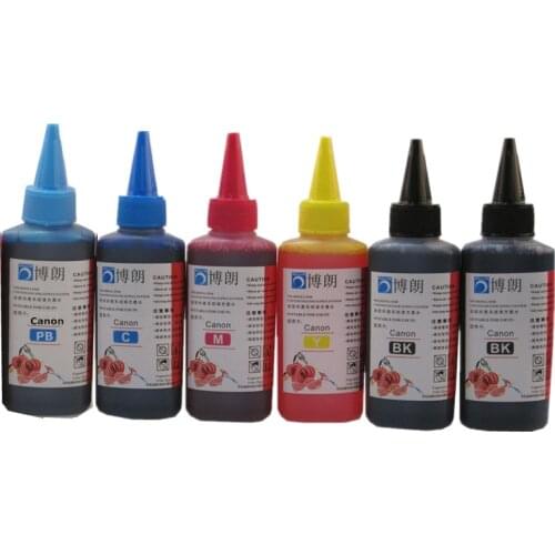 600ml Universal 6 Color dye refill ink kit for canon pgi-480 cli-481 480 481 for Canon PIXMA TS8140 TS9140 printer