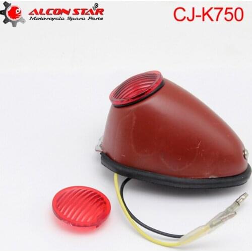 Alconstar- Motorcycle Retro Moto Rear Fender Rear Light Traillight 12V For BMW R71 R75 Ural M72 KS750 CJ-K750 K750 MB750 DNEPR