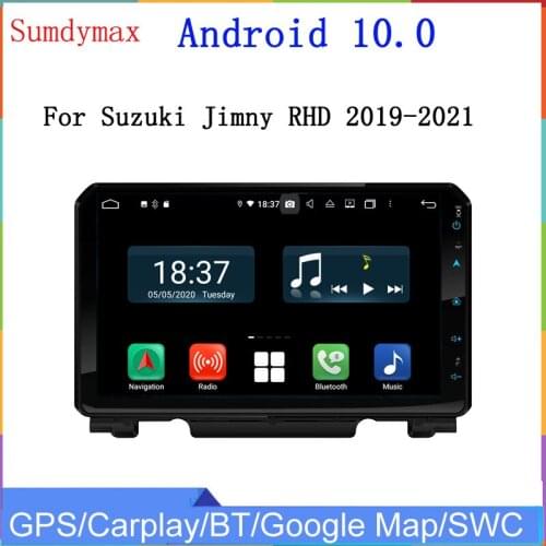 Android 10 car multimedia player for SUZUKI Jimny right driving 2019-2020 with gps glonass octa core 4G RAM 64G ROM wifi USB