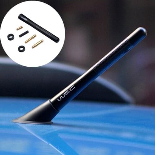 Car Antenna WRC style Carbon Fiber radio fm antena Auto Accessories for Ford Focus MK2 MK3 Fiesta kia honda Peugeot Mazda Toyota