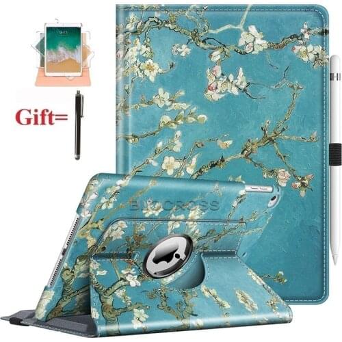 Pu Leather Case for iPad 9.7 inch 2017 2018 5th 6th Gen A1822 A1893 A1954 Cases for ipad Air 1/ 2 Case for ipad 6 / 5 2013 2014