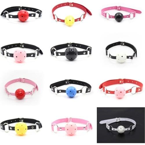 12 Styles Open Mouth Gag Ball Adult Games BDSM Bondage Slave Sex Ball Gag SM Muzzle Erotic Products Sex Toys for Woman Couples