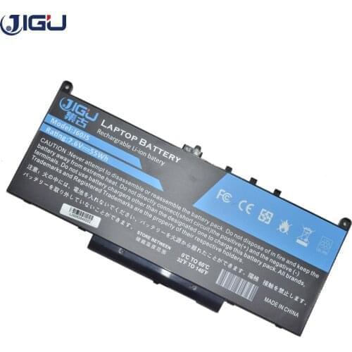 JIGU 7.6V 55Wh New Laptop Battery WYWJ2 P26S001 242WD GG4FM NJJ2H For DELL For Latitude 12 E7470 For Latitude 12 E7270