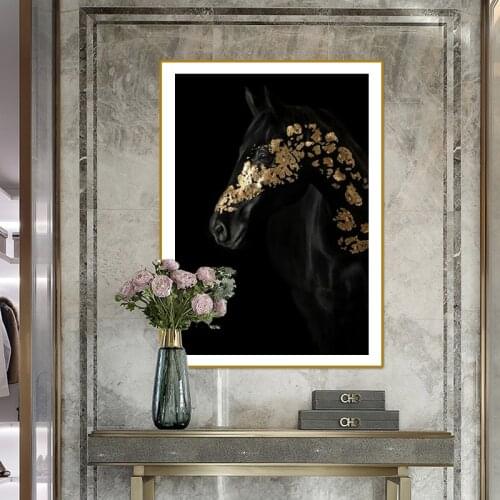 Pictures for Home Design Modern Fashion Canvas Painting Animal Horse Posters and Prints Corridor Aside Living Room Decor