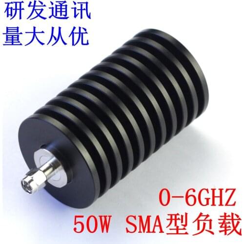 SMA male coaxial dummy load, 50W RF load DC-6G, 50 ohm