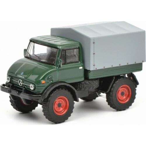 Diecast 1:64 Alloy Car Unimog U406 Truck Model Metal Die-Cast Toy Alloy Vehicle for Collectible Gift Souvenir Display Collection