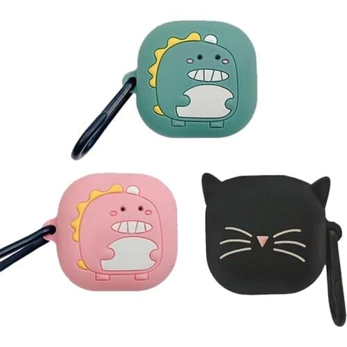 Cute Cartoon Earphone Cover for Samsung Galaxy Buds Live Case Silicon Case for Galaxy Buds Pro Headphone Box with Hook