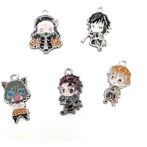 New Hot Kimetsu no Yaiba Charm Pendants DIY Jewelry Making Free Shipping Y-26