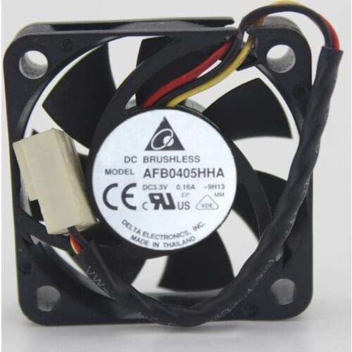 New original AFB0405HHA 4010 3.3V 0.16A -9H13 double ball three-line fan