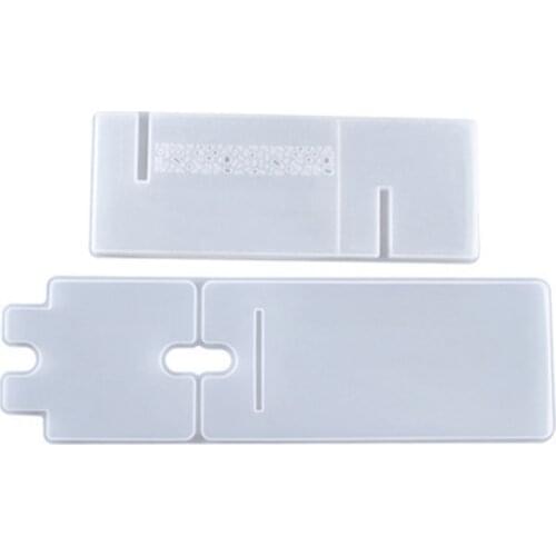 Crystal Epoxy Resin Mold Cellphone Bracket DIY Crafts Casting Tool Tablet Holder Mobile Phone Stand Silicone Mould