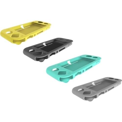 Silicone Protection Bumper Case Cover Skin Fit for Nintend Switch Lite Console Curve Design Conforming to Ergonomics