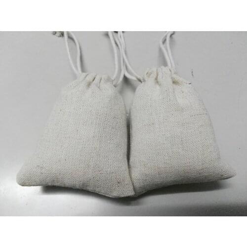SPECIAL SALE 20/lot 8*10cm overlocked linen jewelry bag small drawstring bag gift pouch perfume pouch Jewelry Packaging Bag