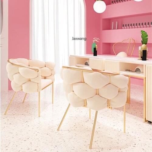 Nordic Living Room Chair Soft Back Single Chair Simple Modern Designer Single Chairs Balcony Lounge ins Luxury Creative Armchair