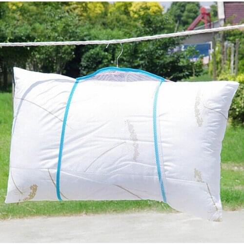 Windproof Terylene Hanging Net Pillow Drying Rack Underwear Hanger Mesh Storage Holder Clothes Rack