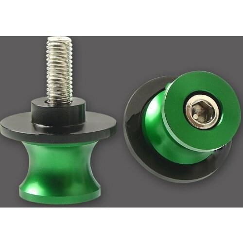 10MM Motorcycle Accessories Swingarm Sliders Spools Stand Screw For kawasaki ZZR600 1990-2009 ZZR 600 1991 1992 1993 1994 1995