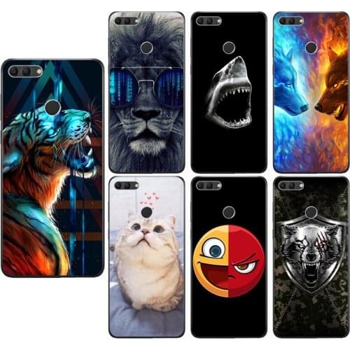 Animal Colorful Case for HUAWEI Y9 2018 Silicone Soft Covers for Huawei Y9 2018 Case Protector Baicvery Back Covers