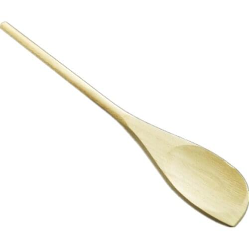 30cm Wood Spoon Kitchen Cooking Wooden Wood Soup Spoon Healthy Rice Spoon Tableware
