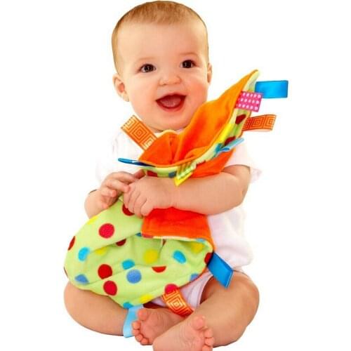 Baby Comforting taggies Blanket Multifunctional baby taggies toys soft toddler Grasping fantoche towel newborn reassure towel