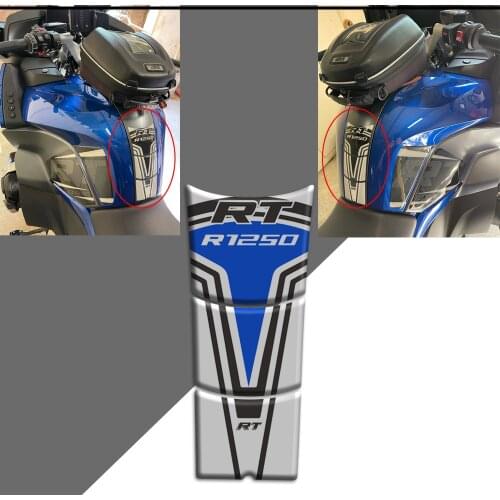 For BMW R1250RT R 1250 R1250 RT Tank Pad Stickers Decal Kit Protector Bag Box Accessory Knee Trunk Luggage Cases 2018 2019 2020