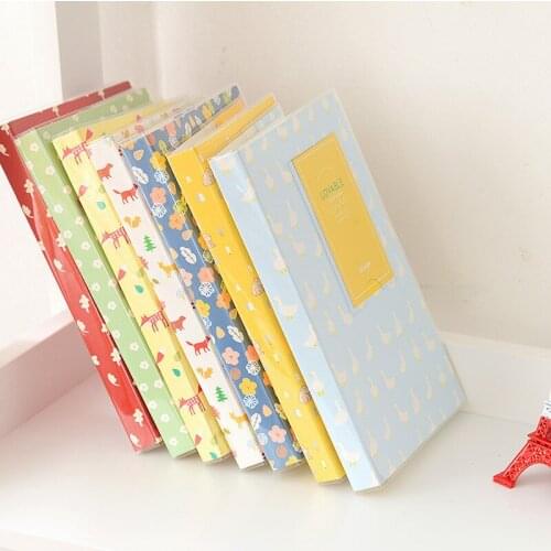Cartoon Photo Album 84 Sheets Insert Page Photo Album Kid Waterproof Photo Book Simple Cute Animal Photocard Book Storage Holde