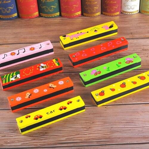 1Pcs 16 Holes Harmonica Diatonic Blues Harp Woodwind music instrument Mouth Organ for Blues Rock Country Folk Jazz Melodica