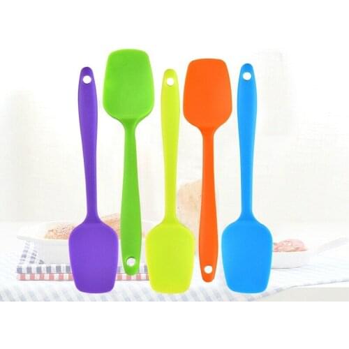 Baking tools silicone scraper knife cake cream scraper silicone scraper integrated cream cake cutter