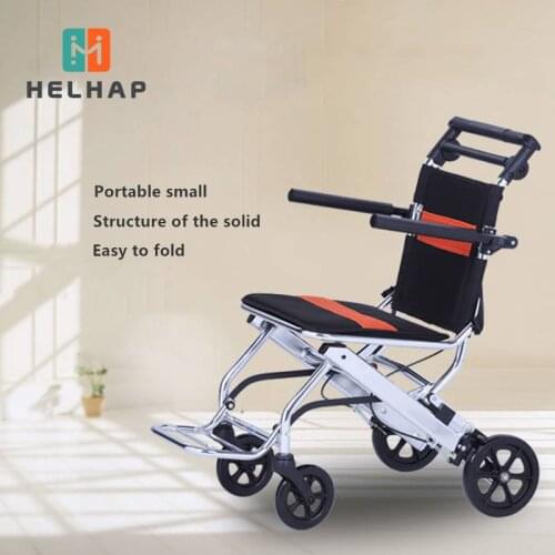 Disable Folding Wheelchairs For Leisure net 7.5kg Wheelchair aluminium alloy structure PU Soft Armrest Manual Brake Wheelchair