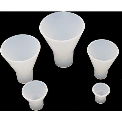 Cone Crystal UV Epoxy resin Stereoscopic silicone mold DIY Manual Cone Cylinder Cubic Triangular Round Cone Energy Tower