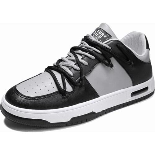 Classic Men Sneakers Skateboard Casual Fashion Mens Shoes 2021 Breathable Leather Casual Shoes Men Luxury Brand Tenis Masculino