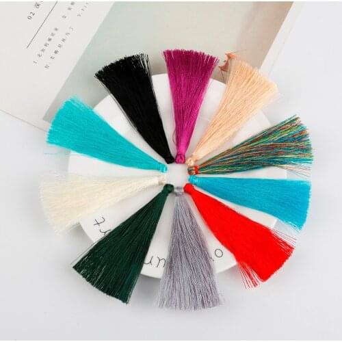 New 90MM long Brush Rayon Sewing Accessories Tassel for sewing in Tassels Fringe DIY tassel for bags keychain