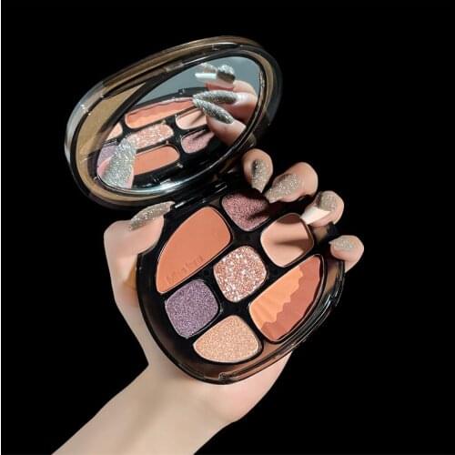 Miss lara Fashion New Arrival Charming Eyeshadow Palette 7 Color Make Up Palette Matte Shimmer Eye Shadow Beauty