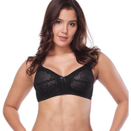 New Transparent Ultra-thin Sexy Bra Underwear Women Wire Free Comfort Lingerie Plus Size D E F G 75 80 85 90 95 100 105 110